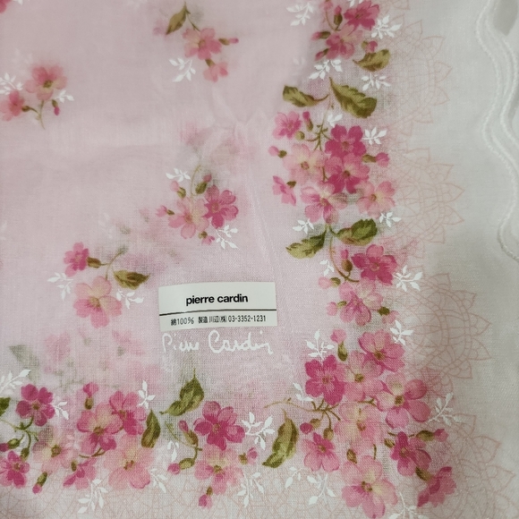❤️ Pierre Cardin handkerchief Cotton Authentic - Picture 2 of 9